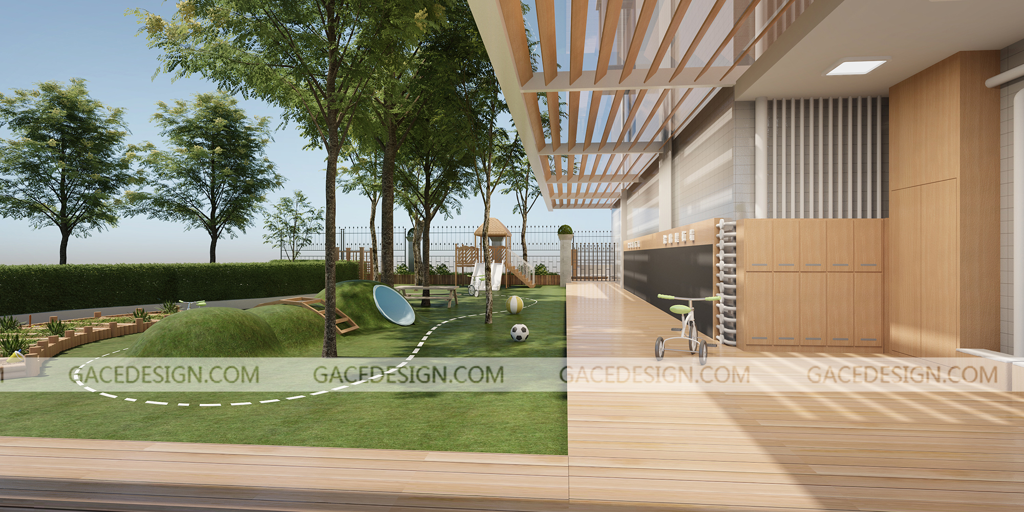 幼兒園設(shè)計(jì)中綠化的作用 幼兒園設(shè)計(jì)中綠化的作用