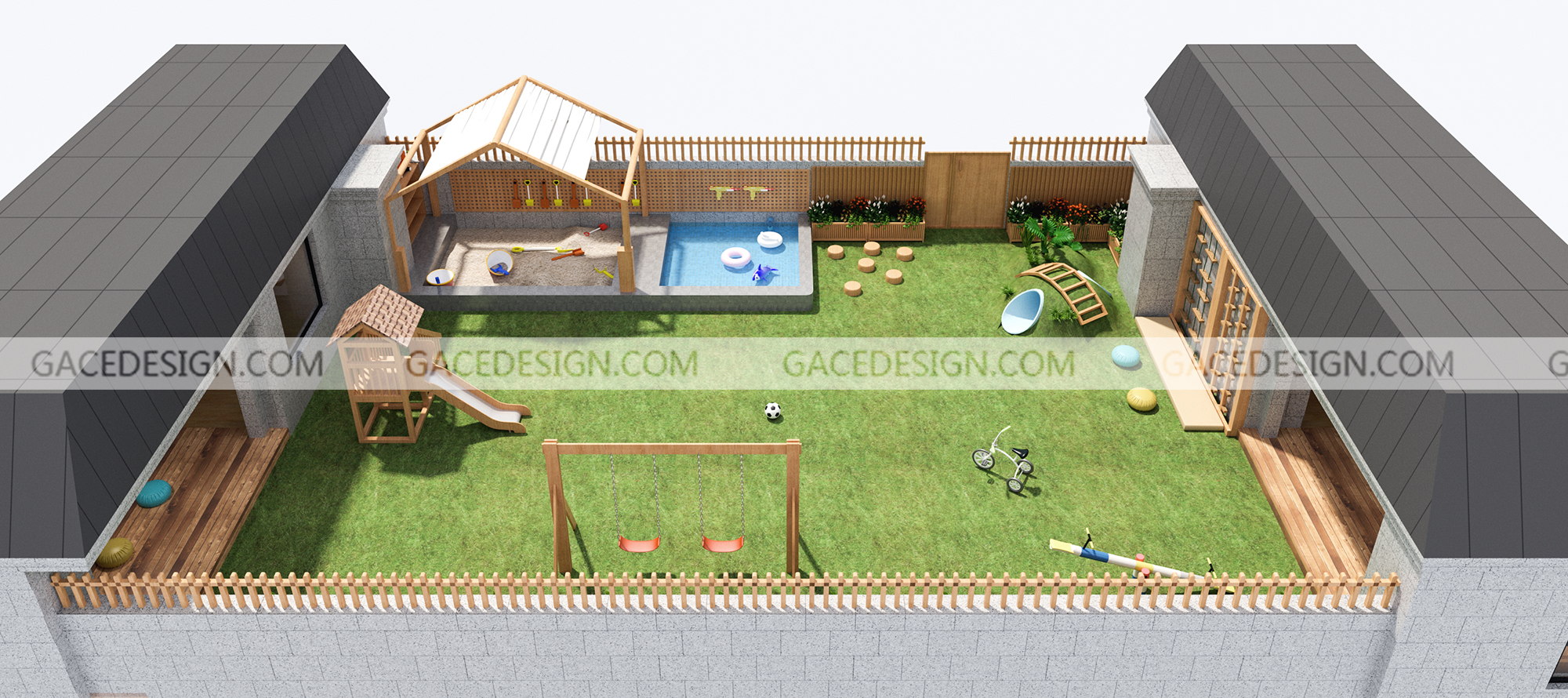 幼兒園戶外設(shè)計(jì)要怎么布局？